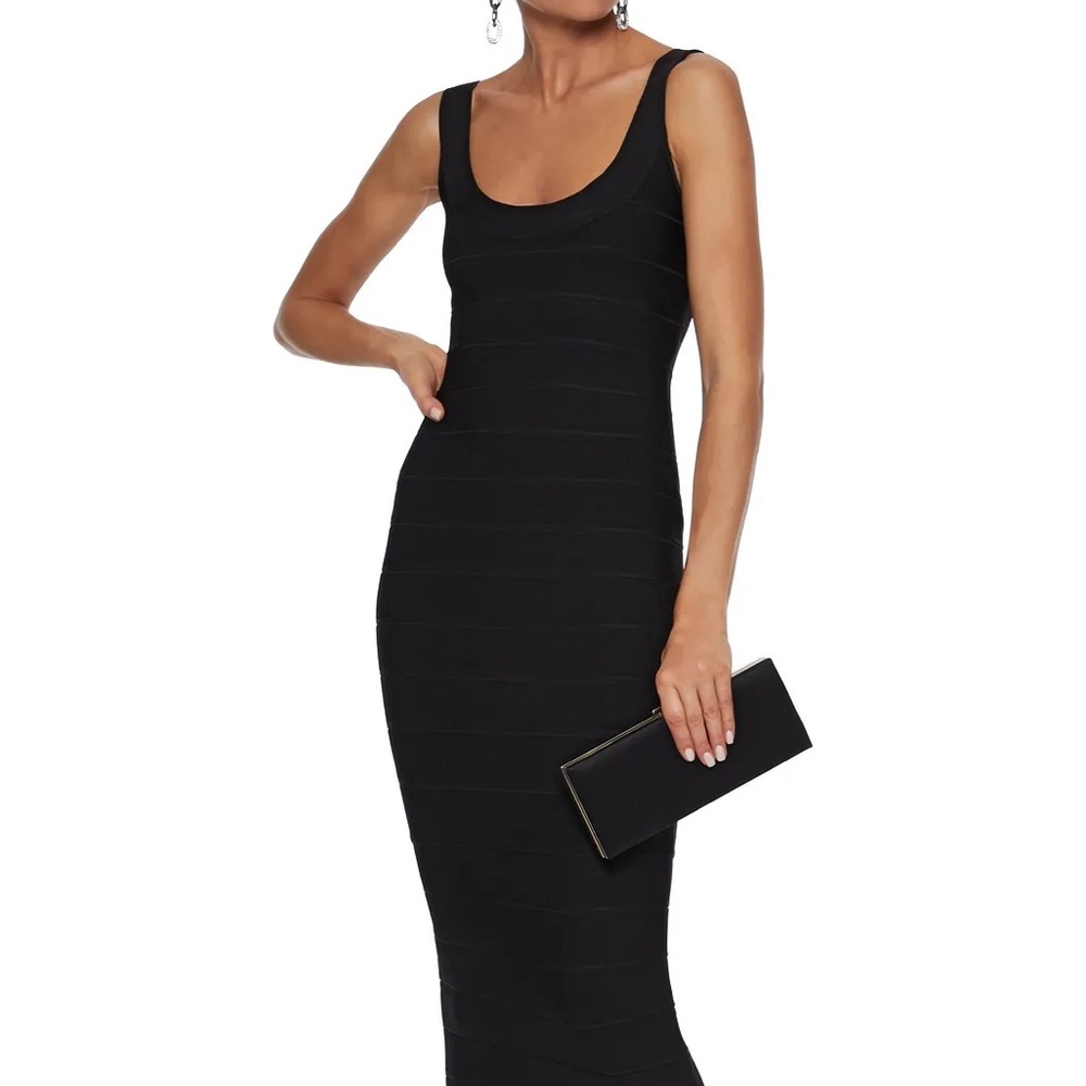 NWT Herve Leger Full Length Bandage Dress XXS